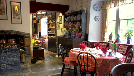 A Photo of The Dining Room Inside the Tearooms